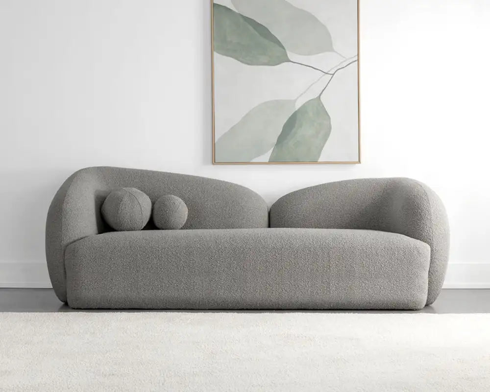 Esme Polyester Upholstered Stylish Sofa