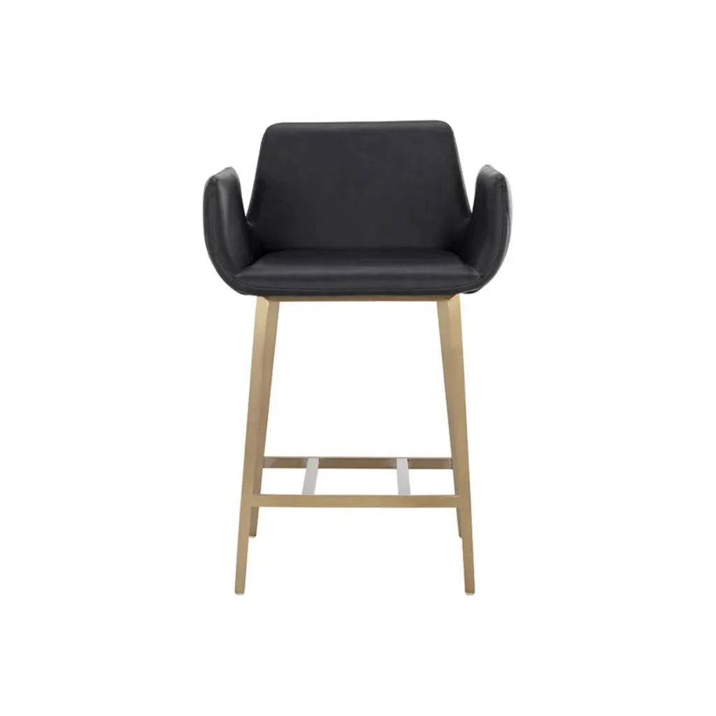 SUNPAN Lucano Leather Counter Stool