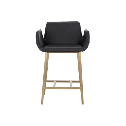 SUNPAN Lucano Leather Counter Stool