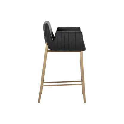SUNPAN Lucano Leather Counter Stool