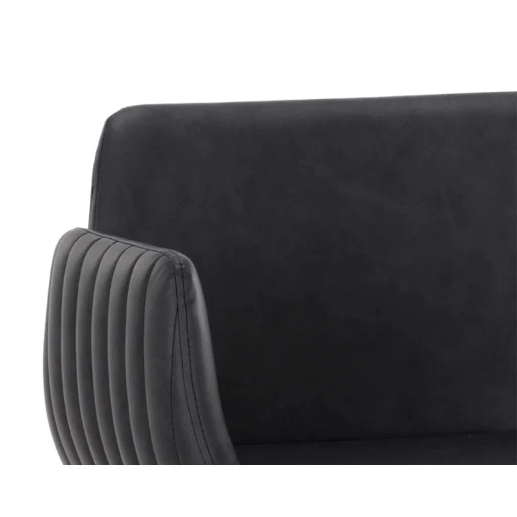 SUNPAN Lucano Leather Counter Stool
