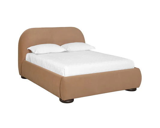 Marin Polyester Upholstered Stylish Queen Bed