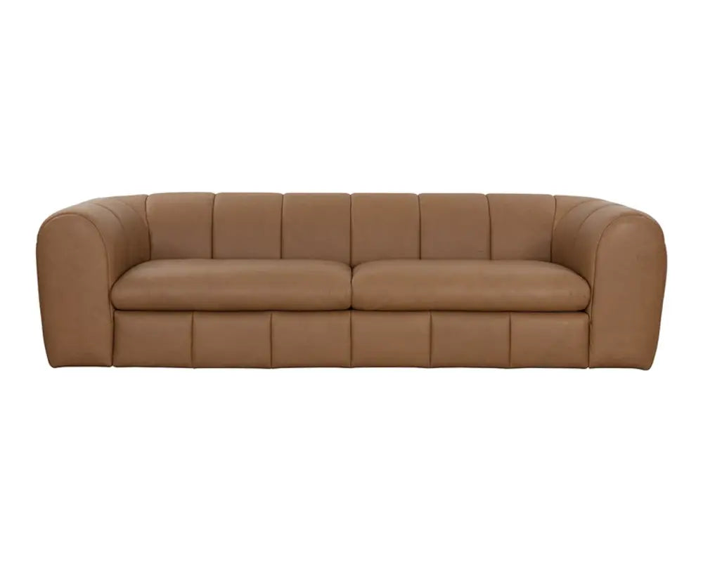 Cyril Luxurious Leather Upholstered Sofa