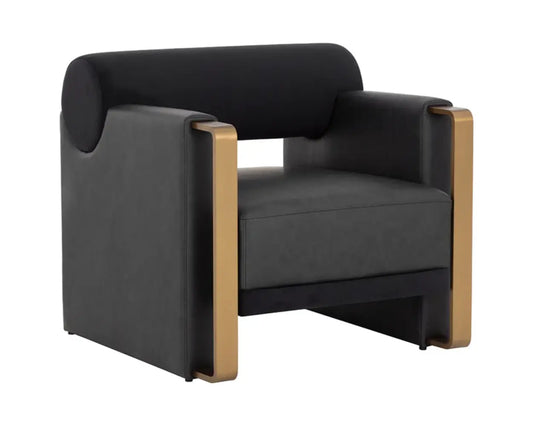 Edgar Polyester Upholstered Lounge Chair