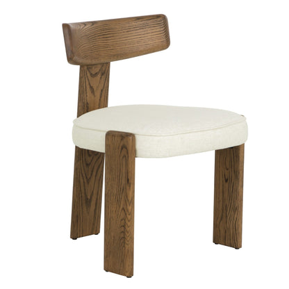 SUNPAN Horton Leather Armless Dining Chair 2PC
