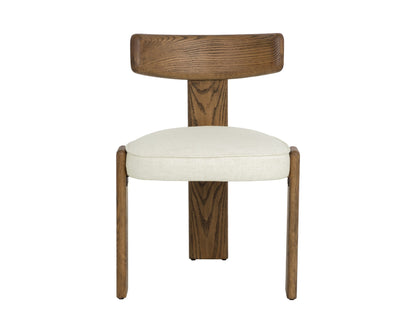 SUNPAN Horton Leather Armless Dining Chair 2PC
