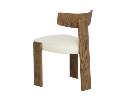 SUNPAN Horton Leather Armless Dining Chair 2PC