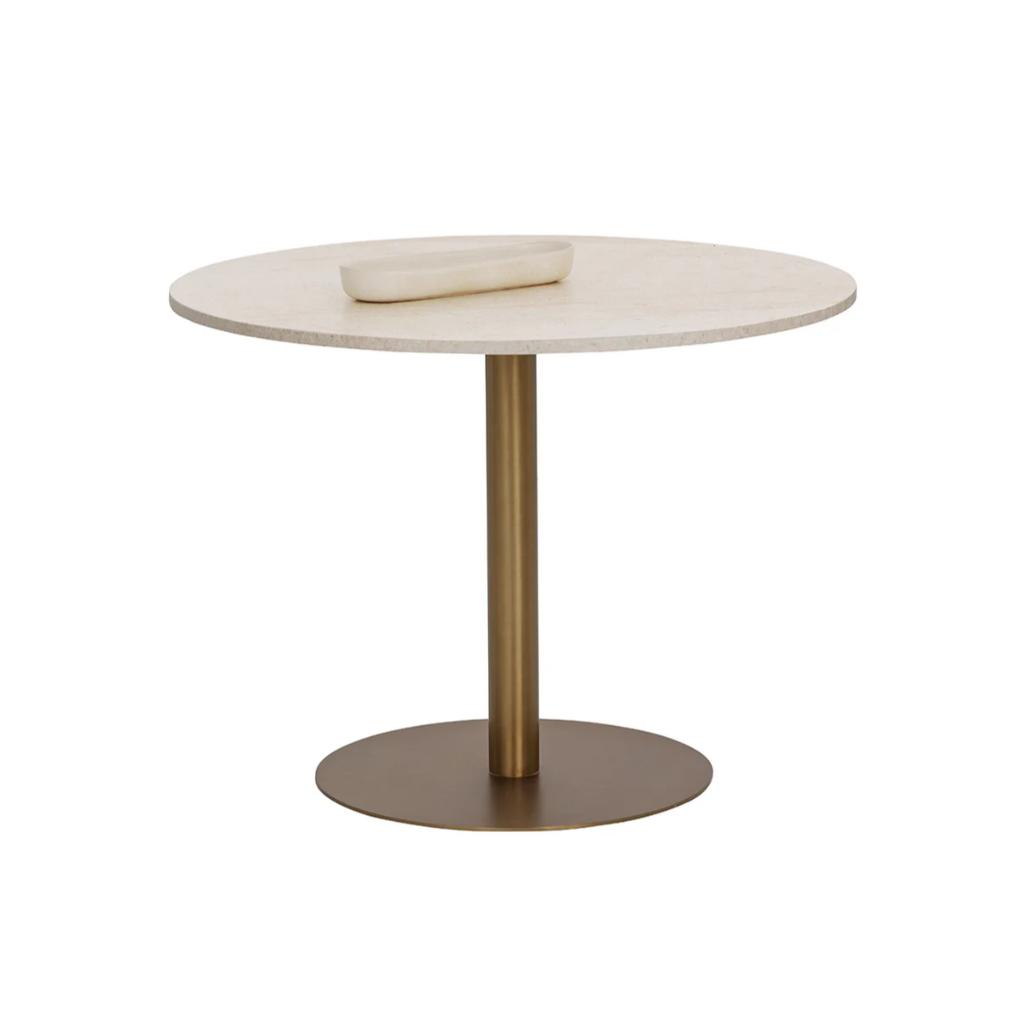 SUNPAN Iska Marble Top Round Bistro Table