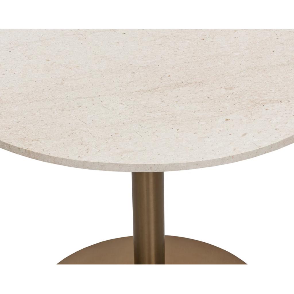 SUNPAN Iska Marble Top Round Bistro Table