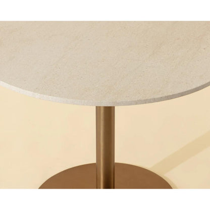 SUNPAN Iska Marble Top Round Bistro Table