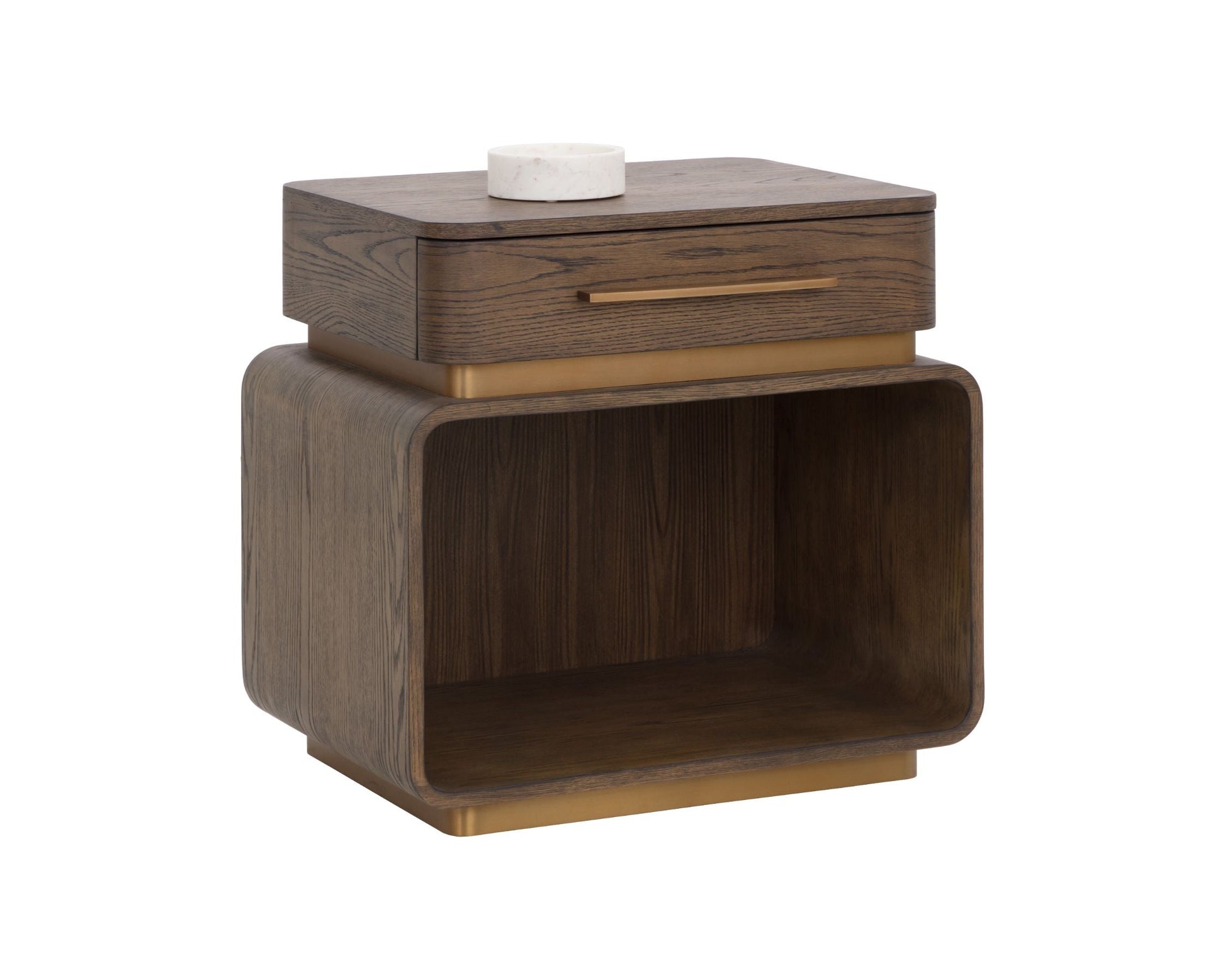 SUNPAN Taro One Drawer Wood Nightstand