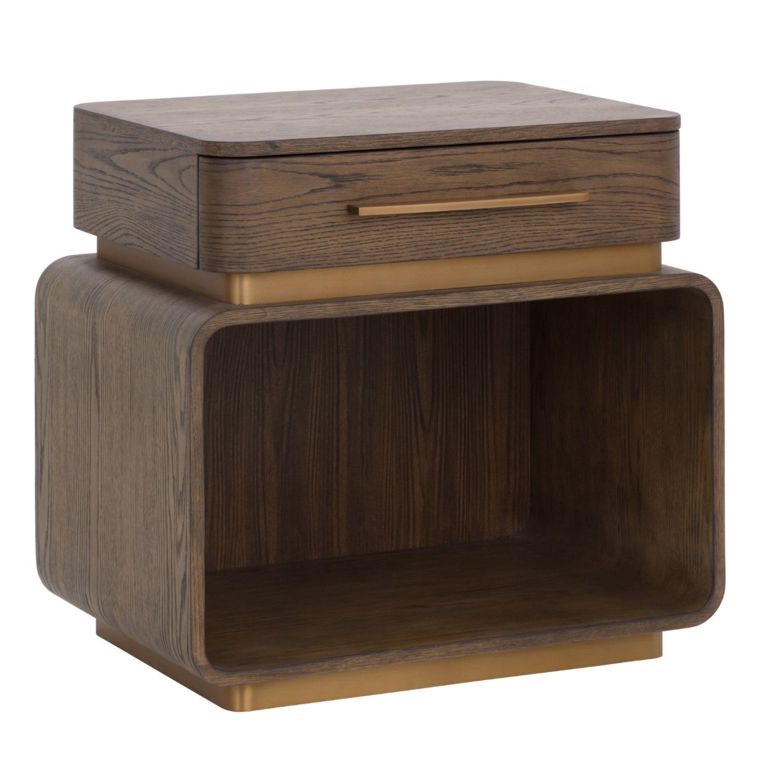 SUNPAN Taro One Drawer Wood Nightstand