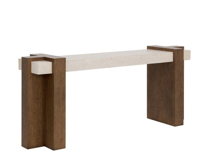 SUNPAN Minerva Marble Top Rectangular Console Table