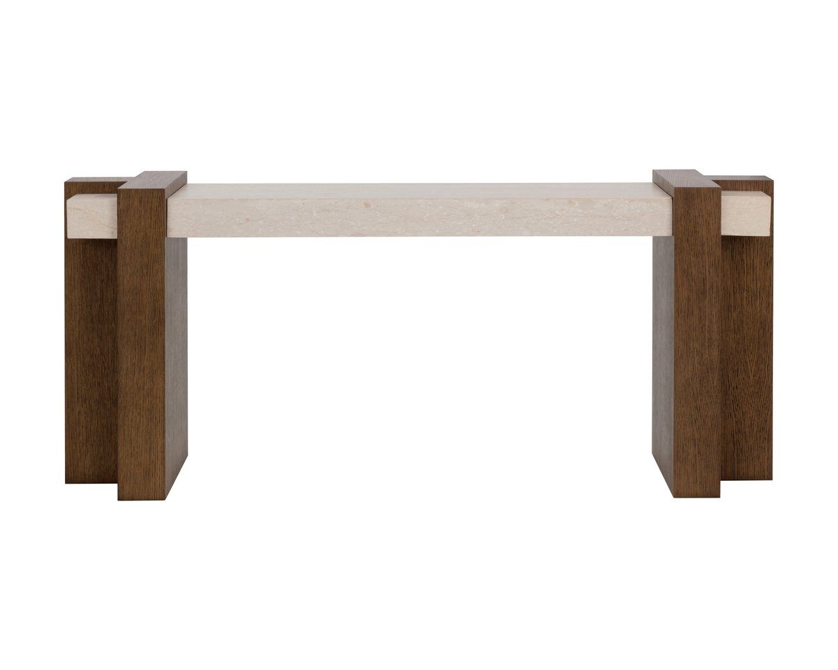 SUNPAN Minerva Marble Top Rectangular Console Table