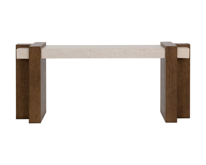 SUNPAN Minerva Marble Top Rectangular Console Table