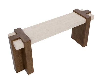 SUNPAN Minerva Marble Top Rectangular Console Table