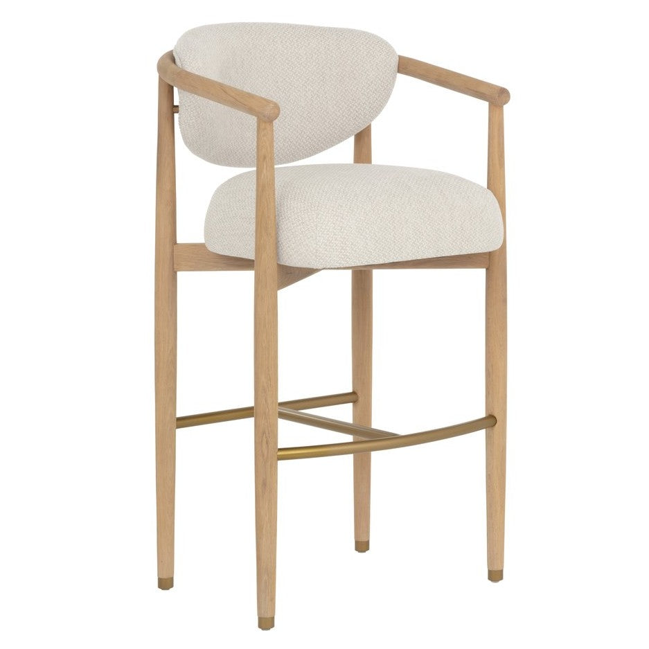 SUNPAN Sigrid Soft Fabric Barstool
