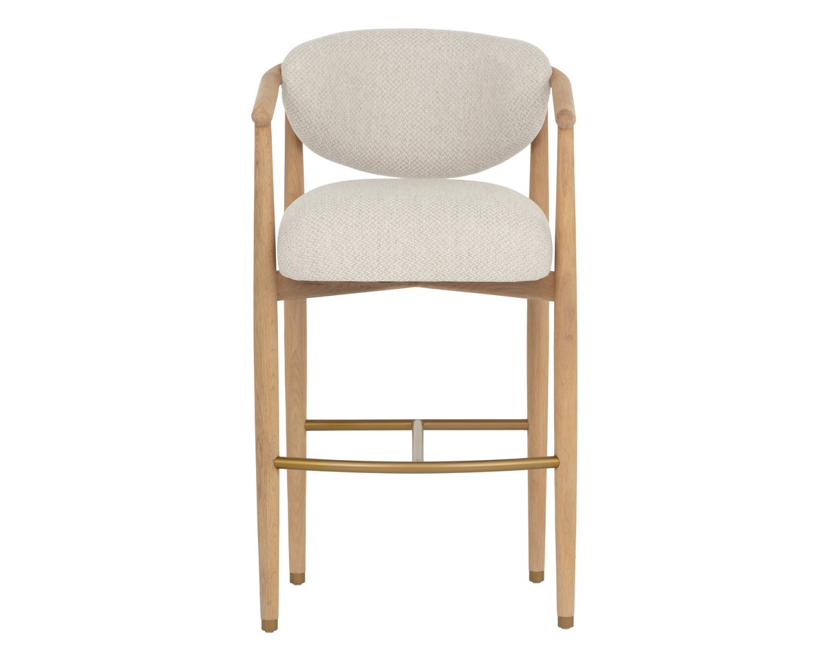 SUNPAN Sigrid Soft Fabric Barstool