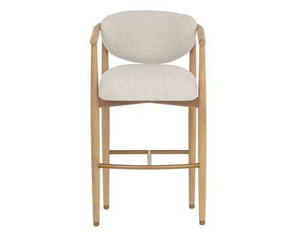SUNPAN Sigrid Soft Fabric Barstool