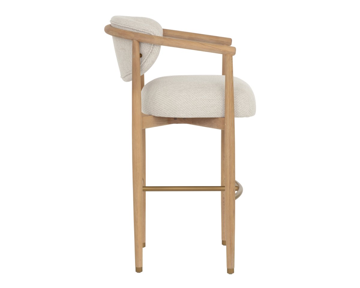 SUNPAN Sigrid Soft Fabric Barstool