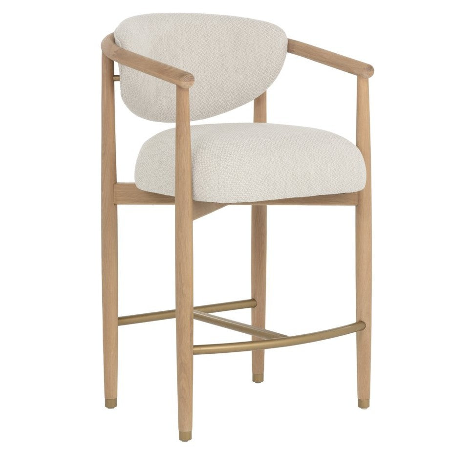 SUNPAN Sigrid Fabric Counter Stool