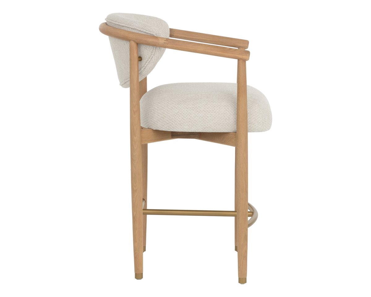 SUNPAN Sigrid Fabric Counter Stool