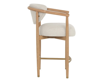 SUNPAN Sigrid Fabric Counter Stool