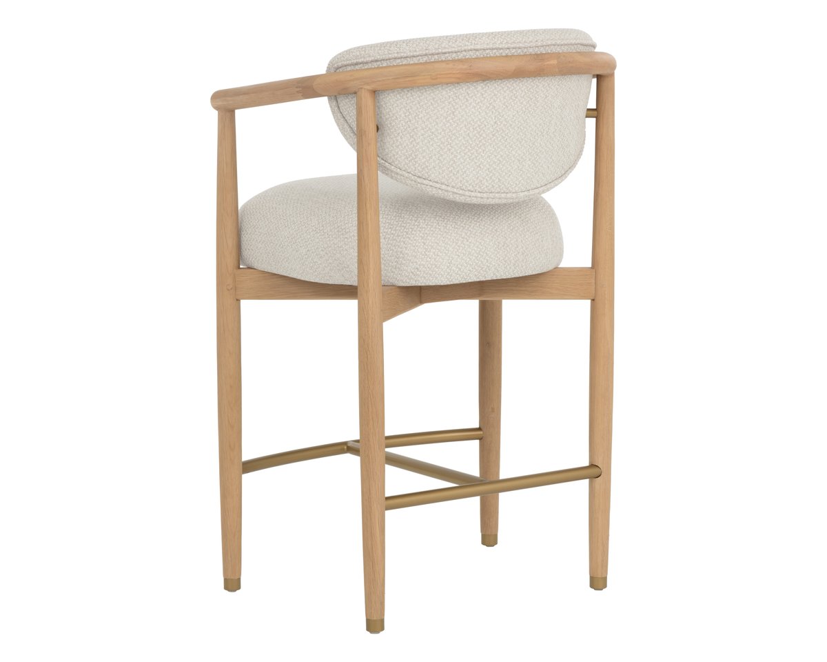 SUNPAN Sigrid Fabric Counter Stool