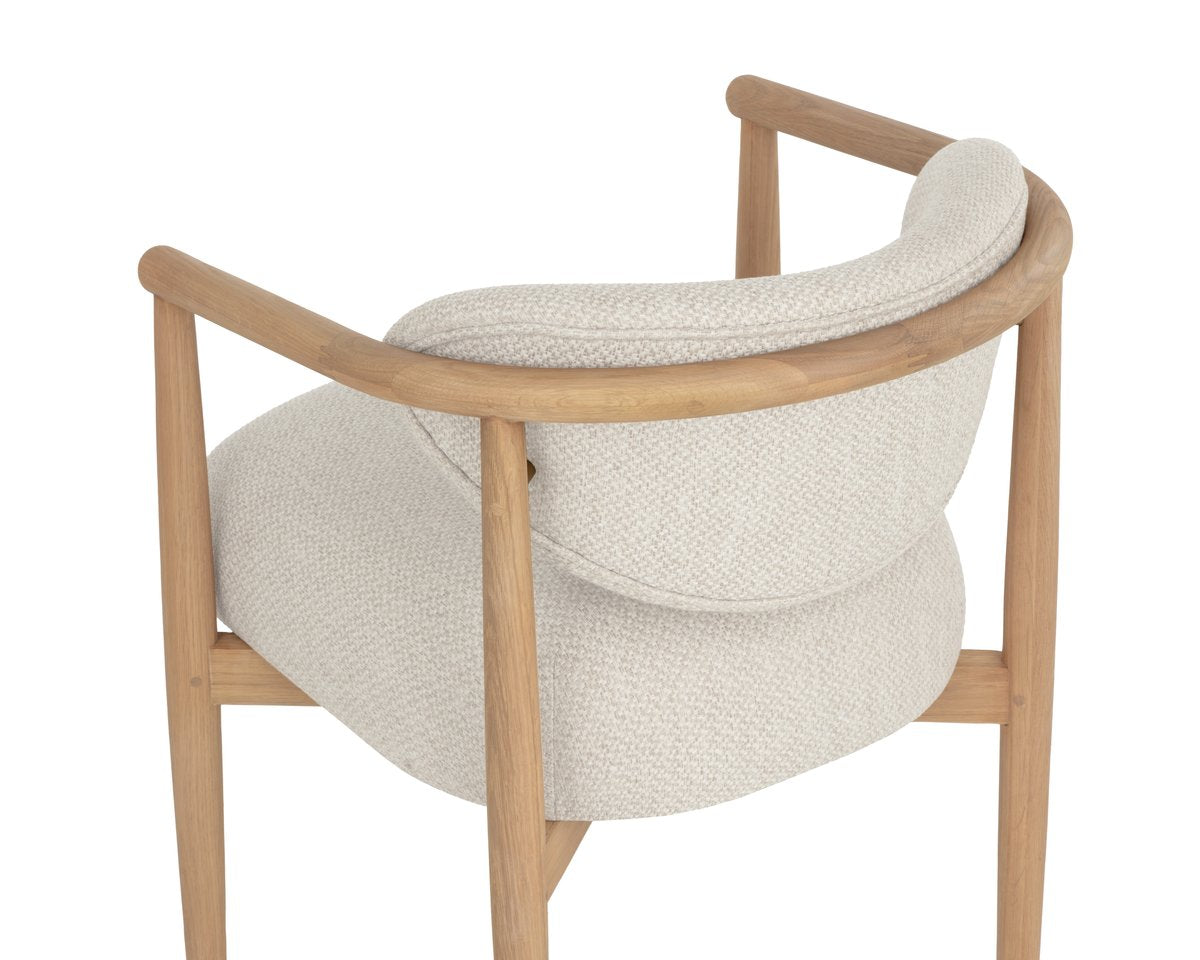 SUNPAN Sigrid Fabric Dining Armchair