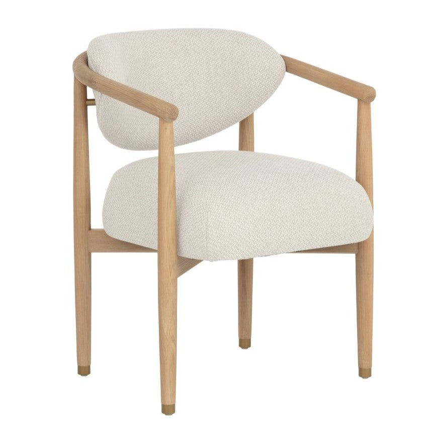 SUNPAN Sigrid Fabric Dining Armchair