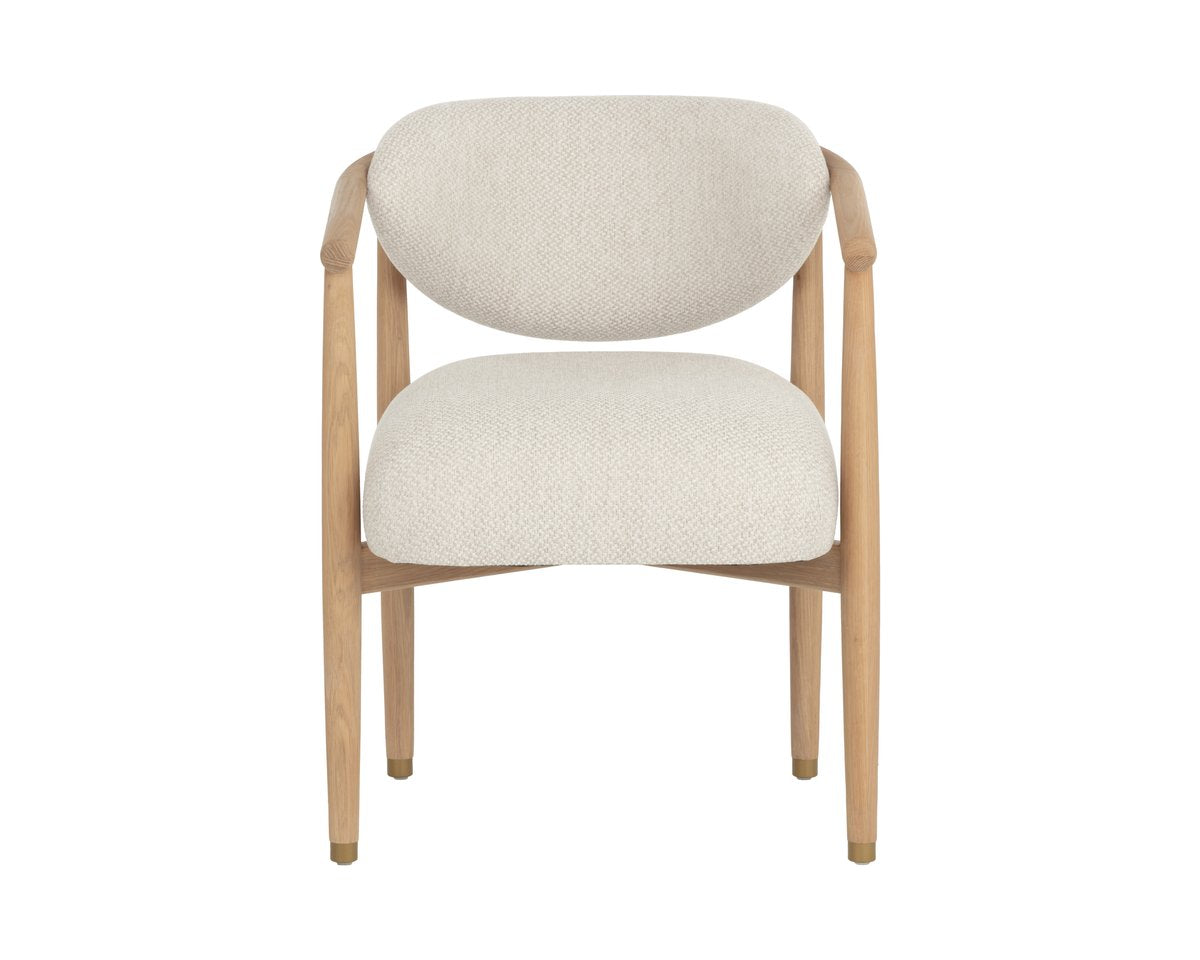 SUNPAN Sigrid Fabric Dining Armchair