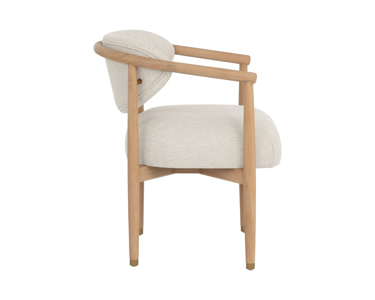 SUNPAN Sigrid Fabric Dining Armchair