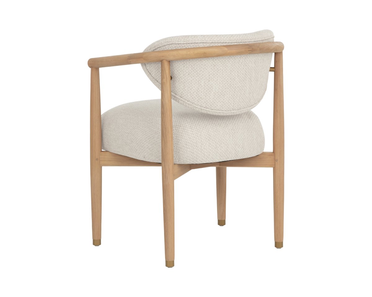 SUNPAN Sigrid Fabric Dining Armchair