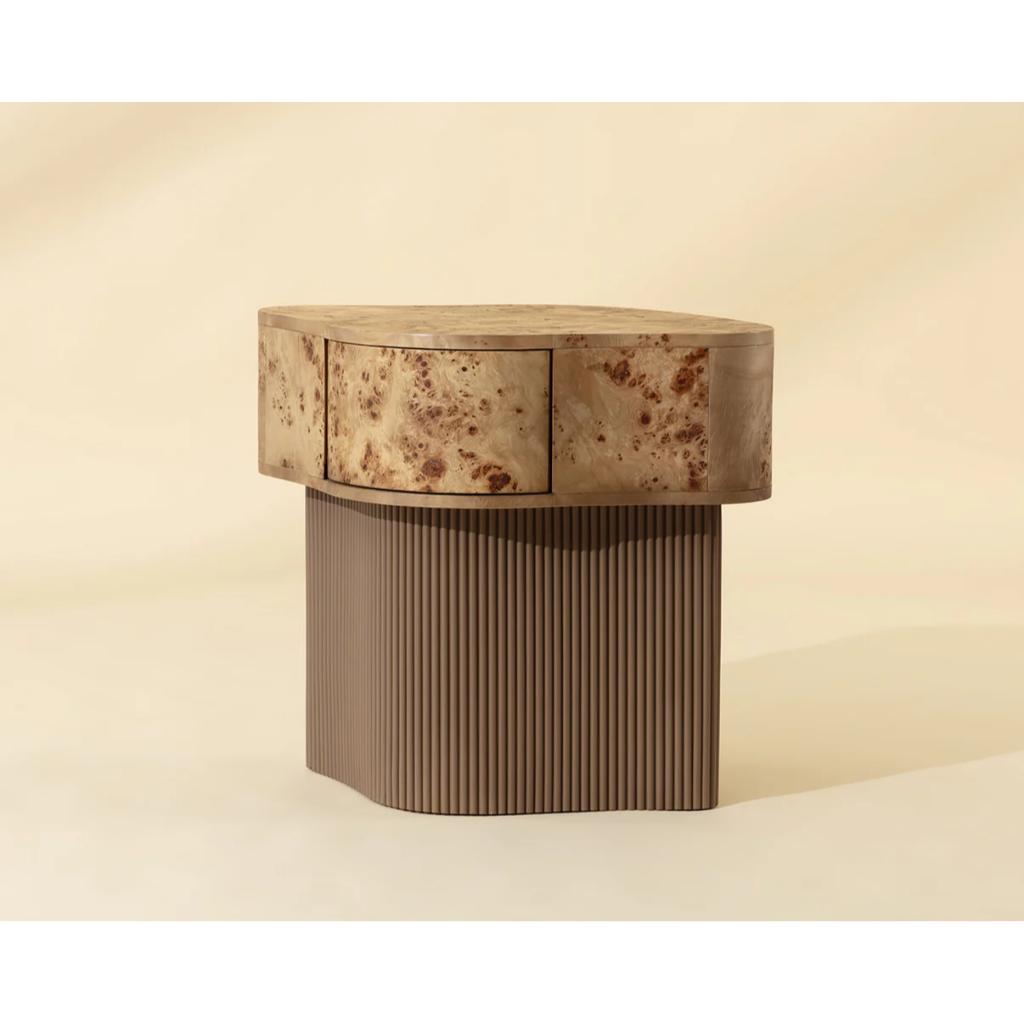 SUNPAN Fern One Drawer Wood Nightstand