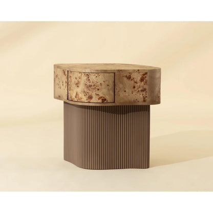 SUNPAN Fern One Drawer Wood Nightstand