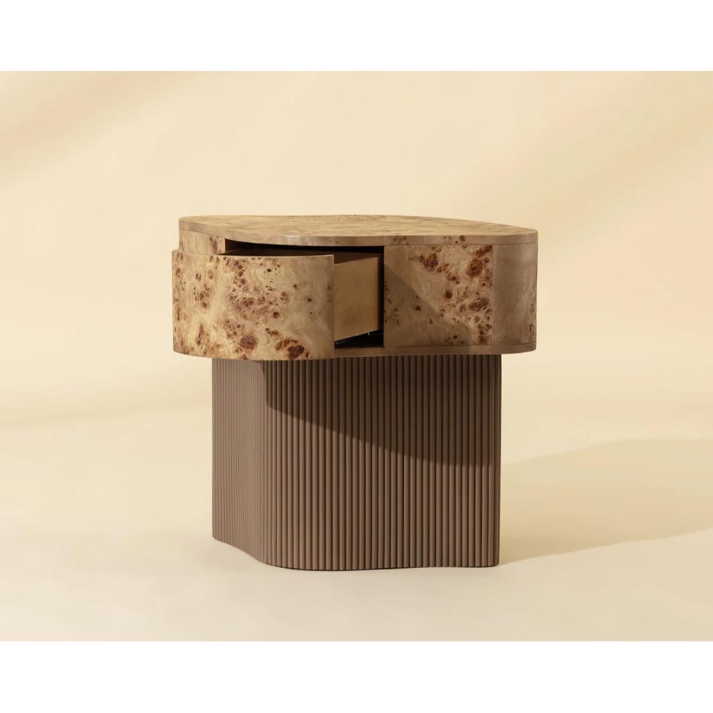 SUNPAN Fern One Drawer Wood Nightstand