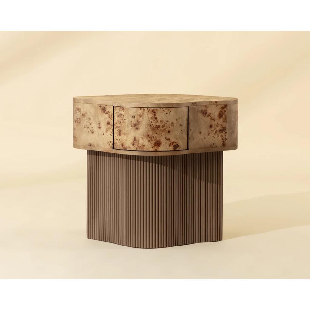 SUNPAN Fern One Drawer Wood Nightstand