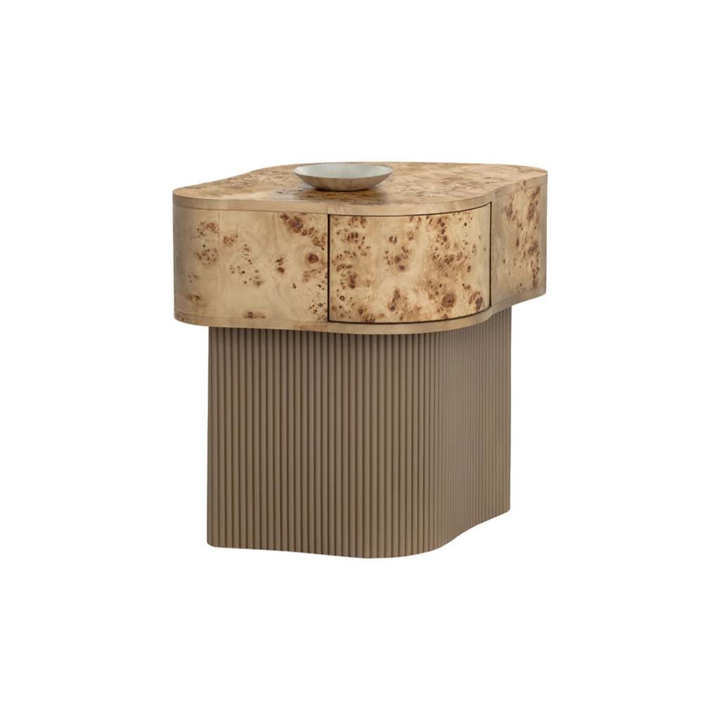 SUNPAN Fern One Drawer Wood Nightstand