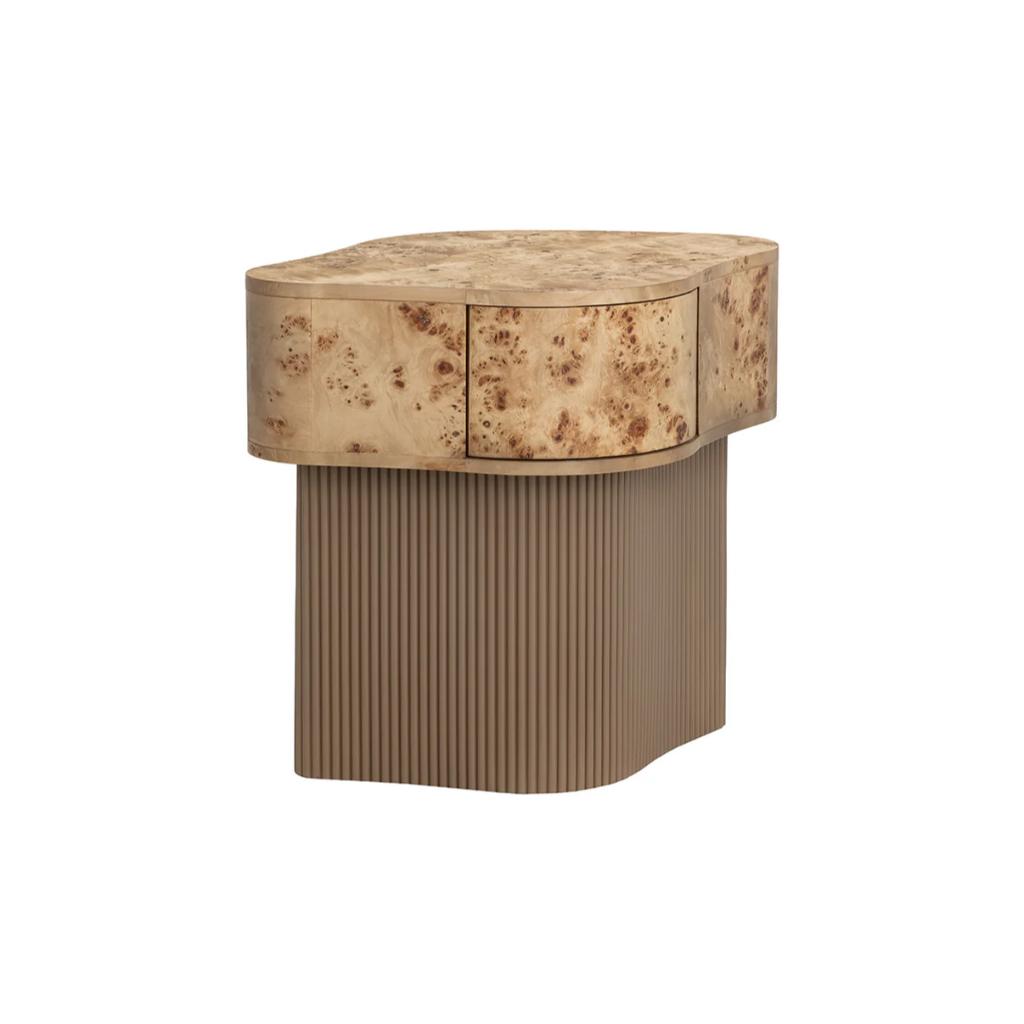 SUNPAN Fern One Drawer Wood Nightstand