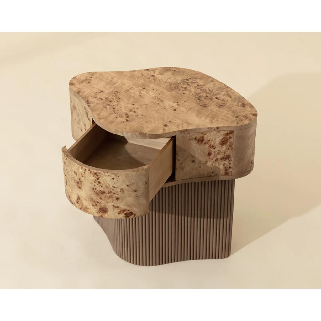 SUNPAN Fern One Drawer Wood Nightstand