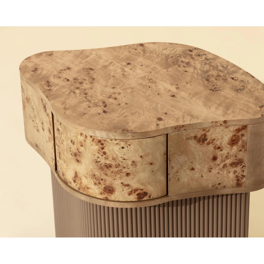 SUNPAN Fern One Drawer Wood Nightstand