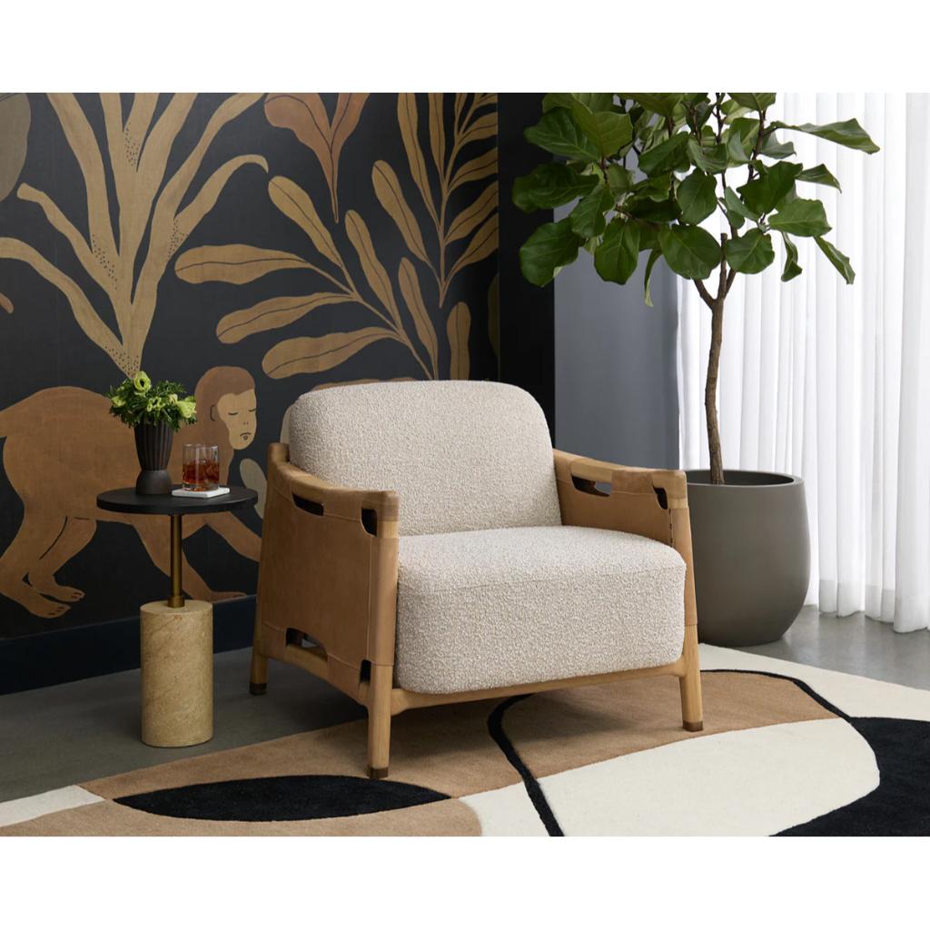 SUNPAN Calloway Leather Lounge Chair