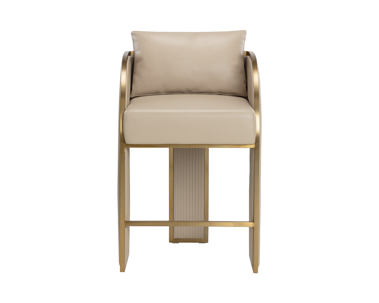 SUNPAN Baz Faux Leather Counter Stool