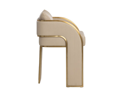 SUNPAN Baz Faux Leather Counter Stool