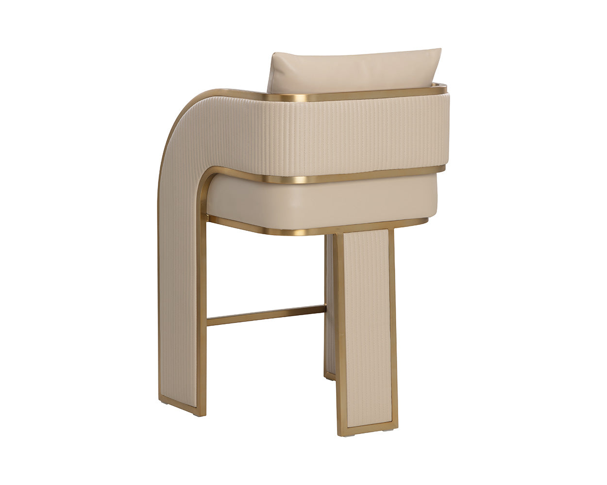 SUNPAN Baz Faux Leather Counter Stool