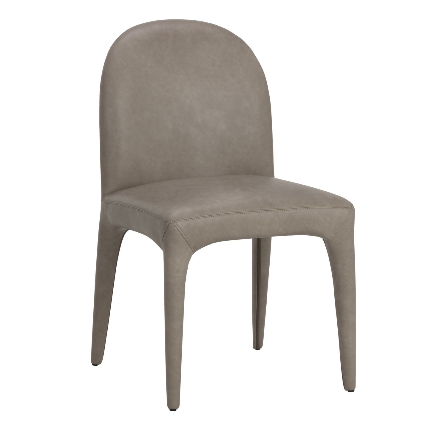SUNPAN Tamina Faux Leather Armless Dining Chair