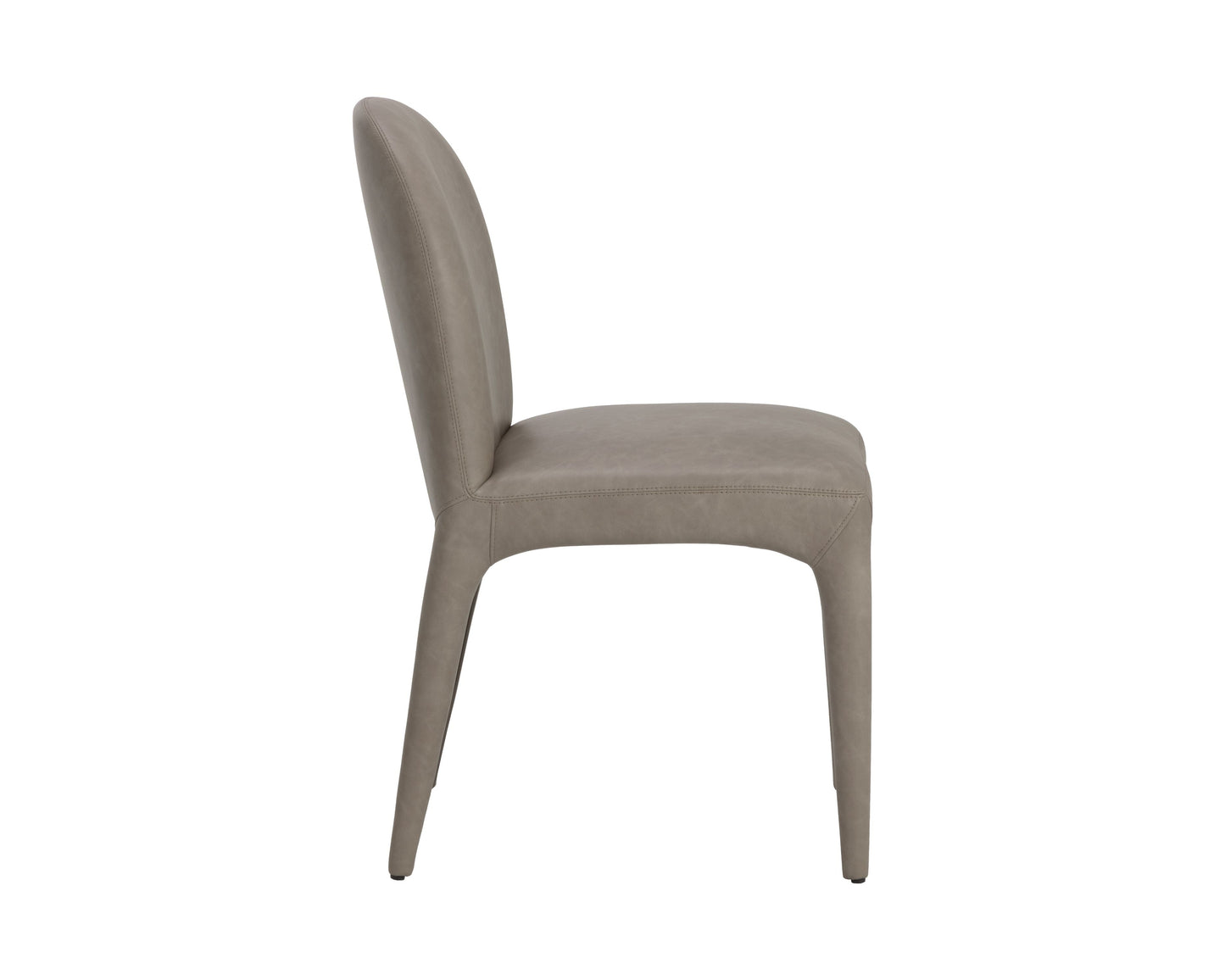 SUNPAN Tamina Faux Leather Armless Dining Chair