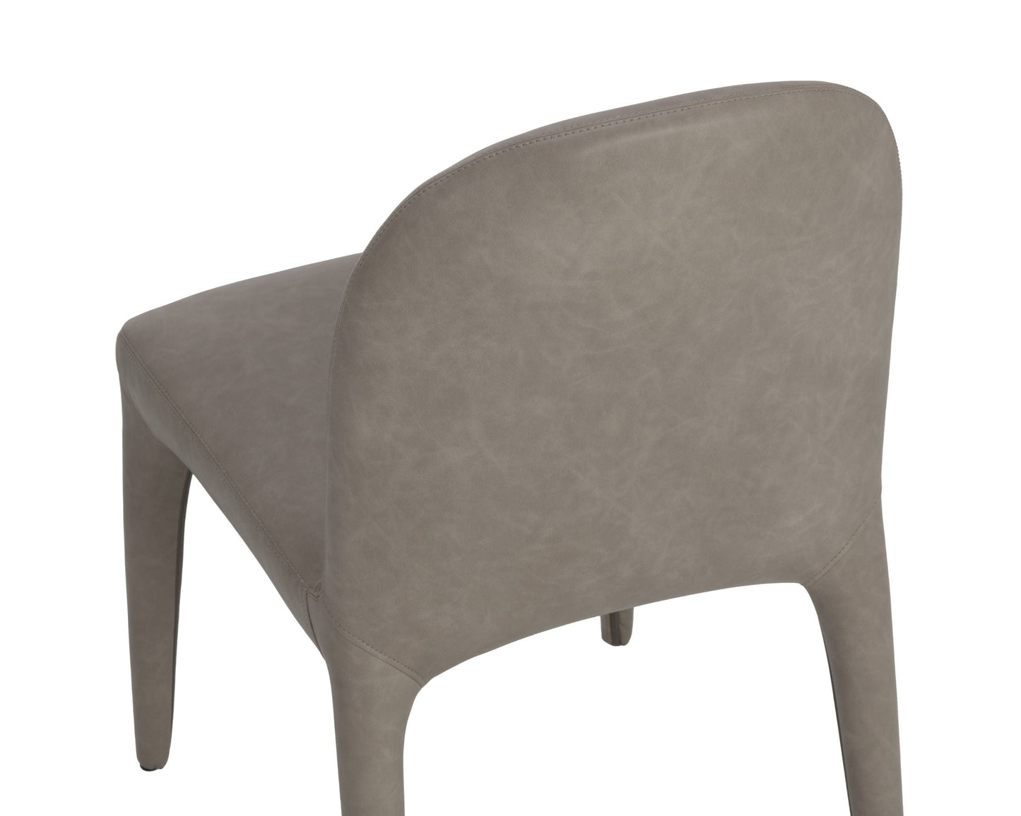 SUNPAN Tamina Faux Leather Armless Dining Chair