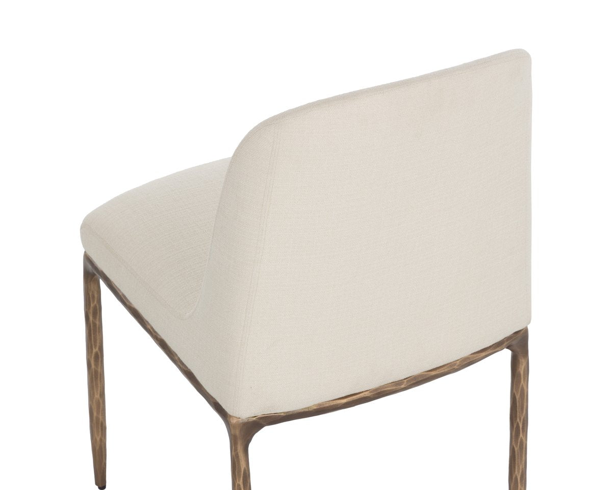 SUNPAN Nestor Fabric Armless Dining Chair