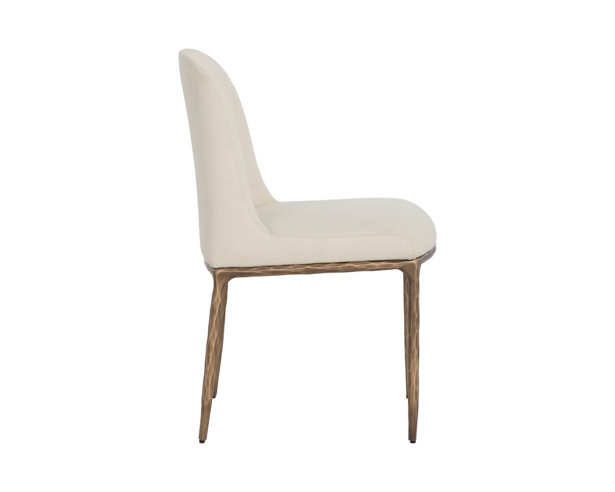SUNPAN Nestor Fabric Armless Dining Chair